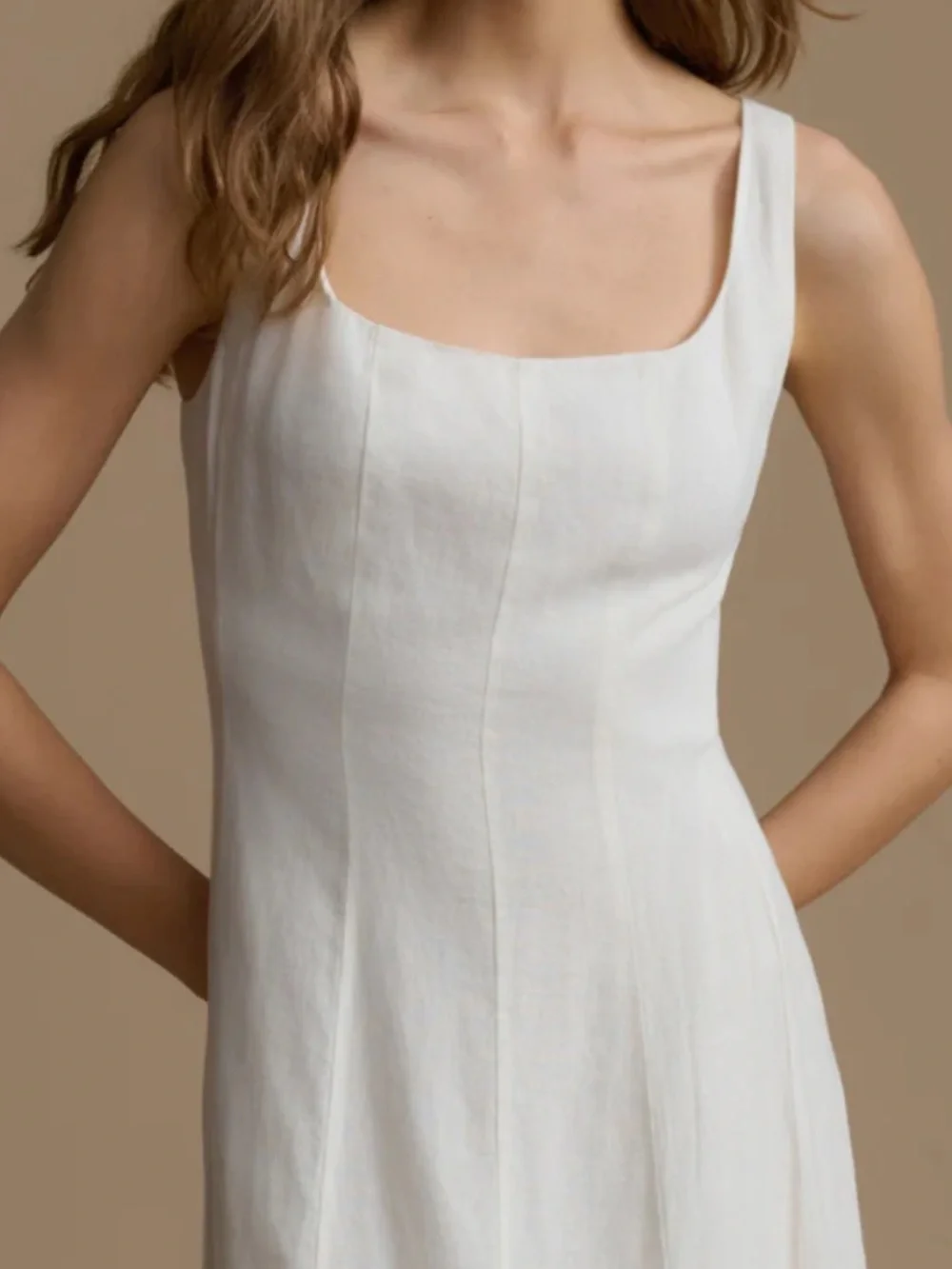 Jenni Kayne NEW Kinney Linen Dress White Size Small - Picture 2 of 7